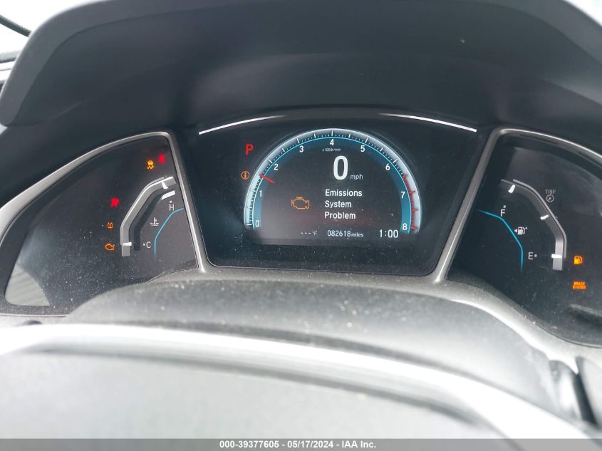 2018 Honda Civic Ex-T VIN: 19XFC1F36JE201161 Lot: 39377605