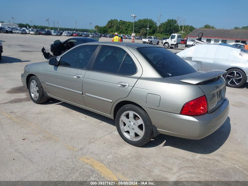 2006 Nissan Sentra 1.8S VIN: 3N1CB51DX6L613523 Lot: 39377621