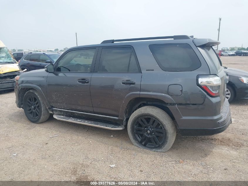 2020 Toyota 4Runner Nightshade Special Edition VIN: JTEBU5JR1L5826866 Lot: 39377626