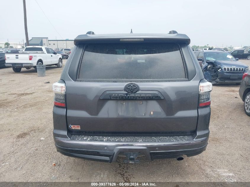 2020 Toyota 4Runner Nightshade Special Edition VIN: JTEBU5JR1L5826866 Lot: 39377626