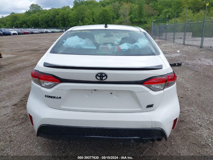 2021 Toyota Corolla Se Nightshade Edition VIN: 5YFS4MCE6MP075339 Lot: 39377630