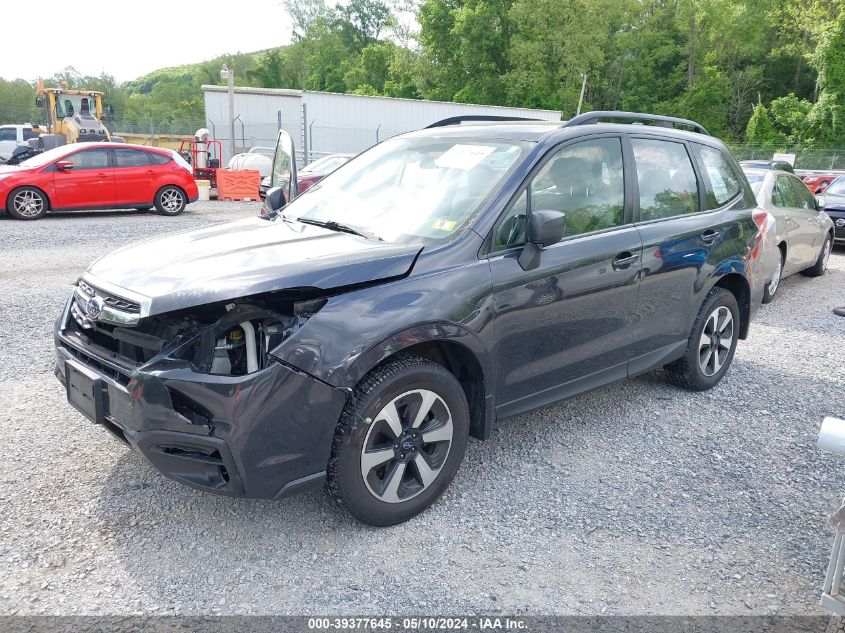 2018 Subaru Forester 2.5I VIN: JF2SJABC0JH557708 Lot: 39377645