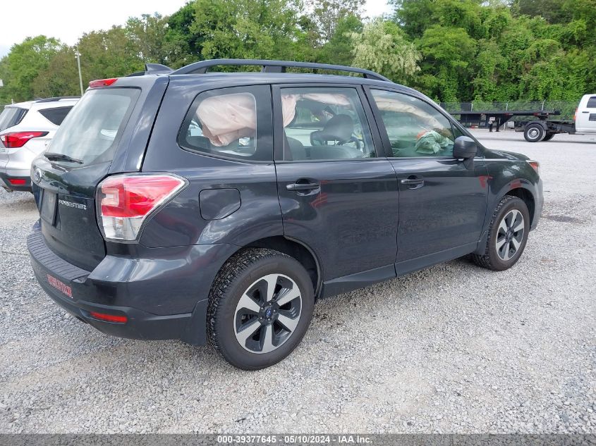 2018 Subaru Forester 2.5I VIN: JF2SJABC0JH557708 Lot: 39377645