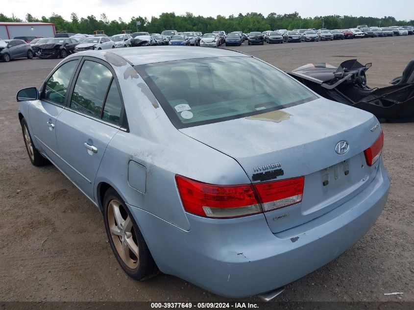 2007 Hyundai Sonata Limited/Se V6 VIN: 5NPEU46F17H164464 Lot: 39377649