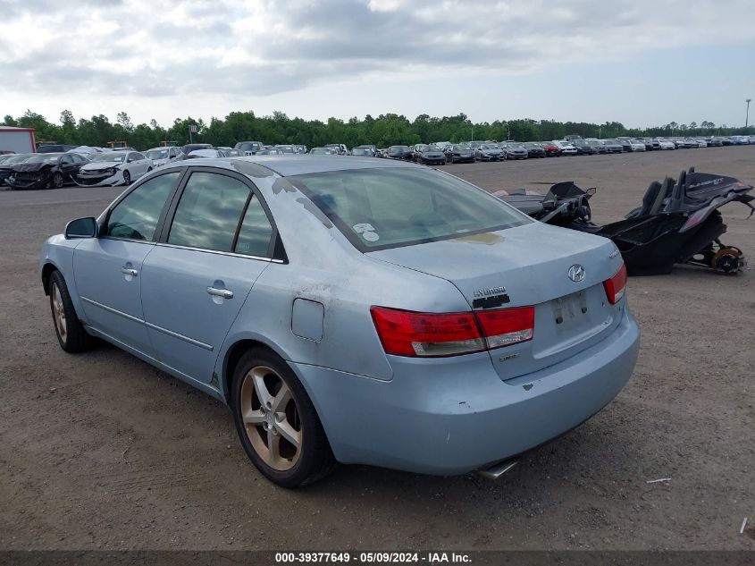 2007 Hyundai Sonata Limited/Se V6 VIN: 5NPEU46F17H164464 Lot: 39377649