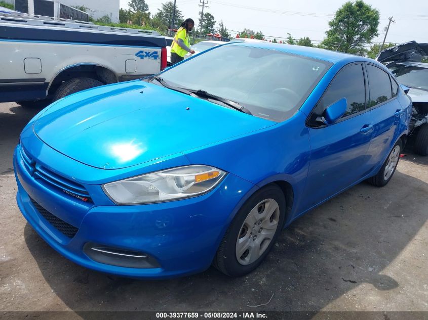 2015 Dodge Dart Se VIN: 1C3CDFAA5FD276983 Lot: 39377659