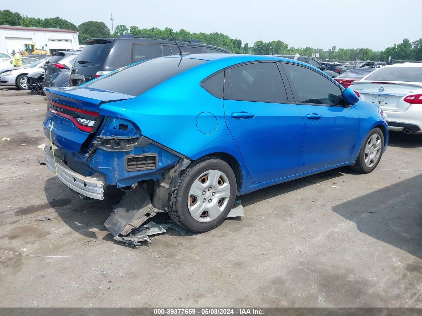 2015 Dodge Dart Se VIN: 1C3CDFAA5FD276983 Lot: 39377659