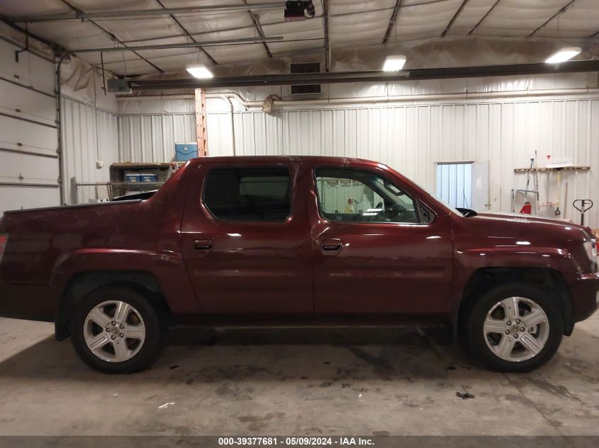 2012 Honda Ridgeline Rtl VIN: 5FPYK1F51CB459783 Lot: 39377681