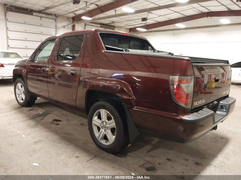 2012 Honda Ridgeline Rtl VIN: 5FPYK1F51CB459783 Lot: 39377681