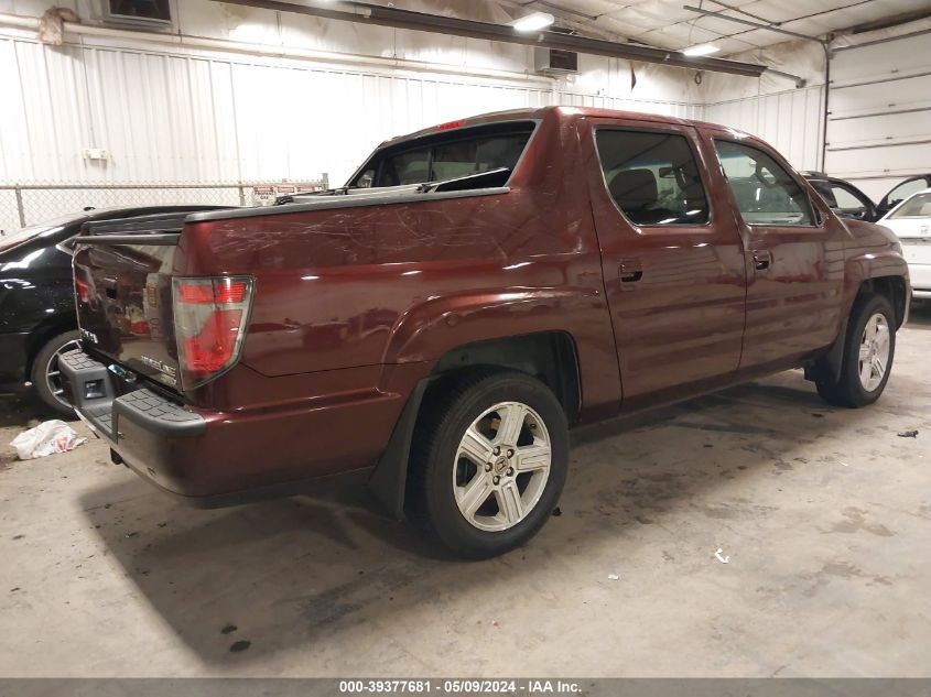 2012 Honda Ridgeline Rtl VIN: 5FPYK1F51CB459783 Lot: 39377681