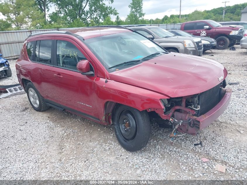 2017 Jeep Compass Latitude Fwd VIN: 1C4NJCEAXHD206811 Lot: 39377694