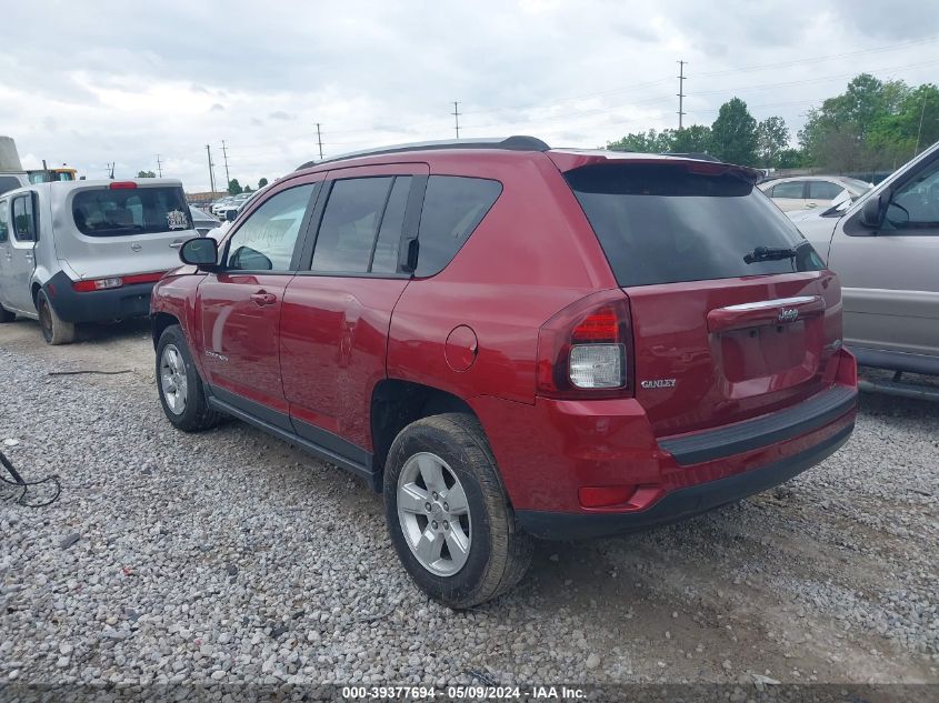 2017 Jeep Compass Latitude Fwd VIN: 1C4NJCEAXHD206811 Lot: 39377694