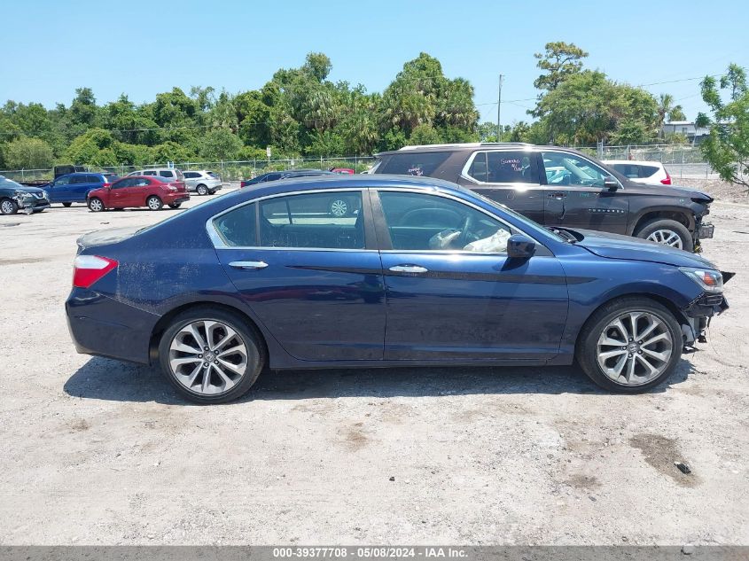 2014 Honda Accord Sport VIN: 1HGCR2F58EA187993 Lot: 39377708