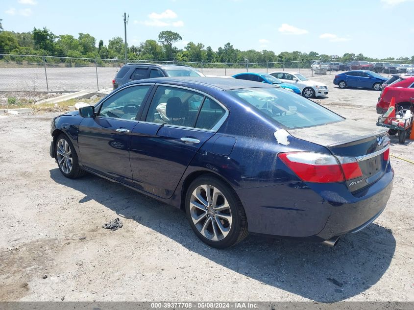 2014 Honda Accord Sport VIN: 1HGCR2F58EA187993 Lot: 39377708