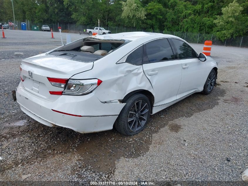 2021 Honda Accord Ex-L VIN: 1HGCV1F58MA107077 Lot: 39377718