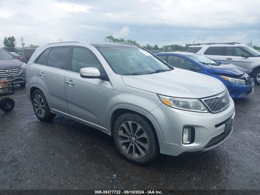 2014 Kia Sorento Sx VIN: 5XYKW4A70EG430462 Lot: 39377722