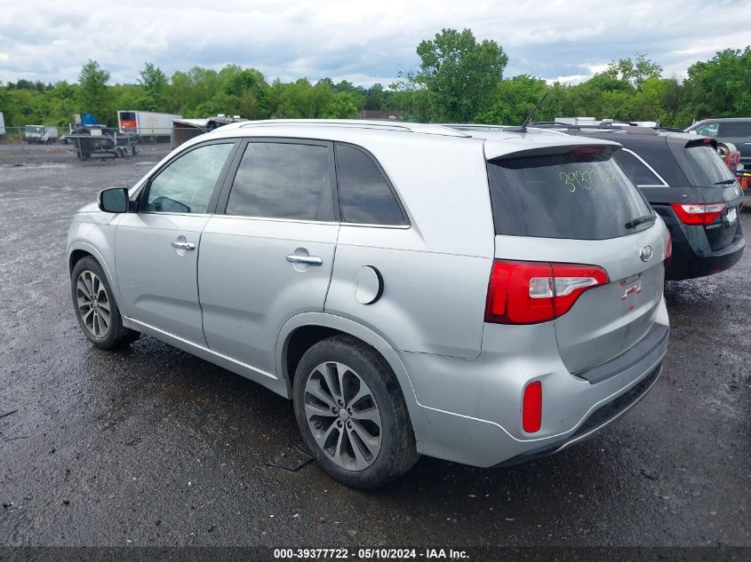 2014 Kia Sorento Sx VIN: 5XYKW4A70EG430462 Lot: 39377722