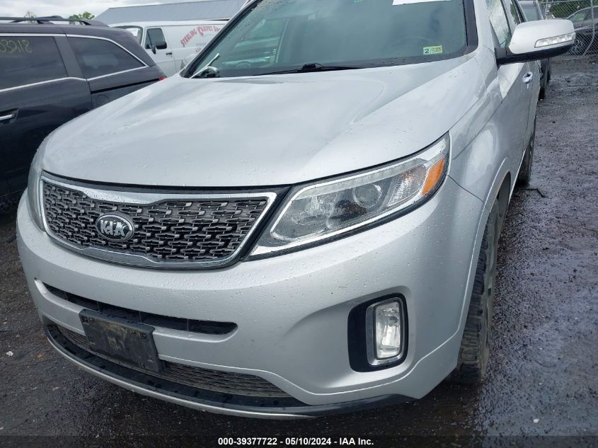 2014 Kia Sorento Sx VIN: 5XYKW4A70EG430462 Lot: 39377722