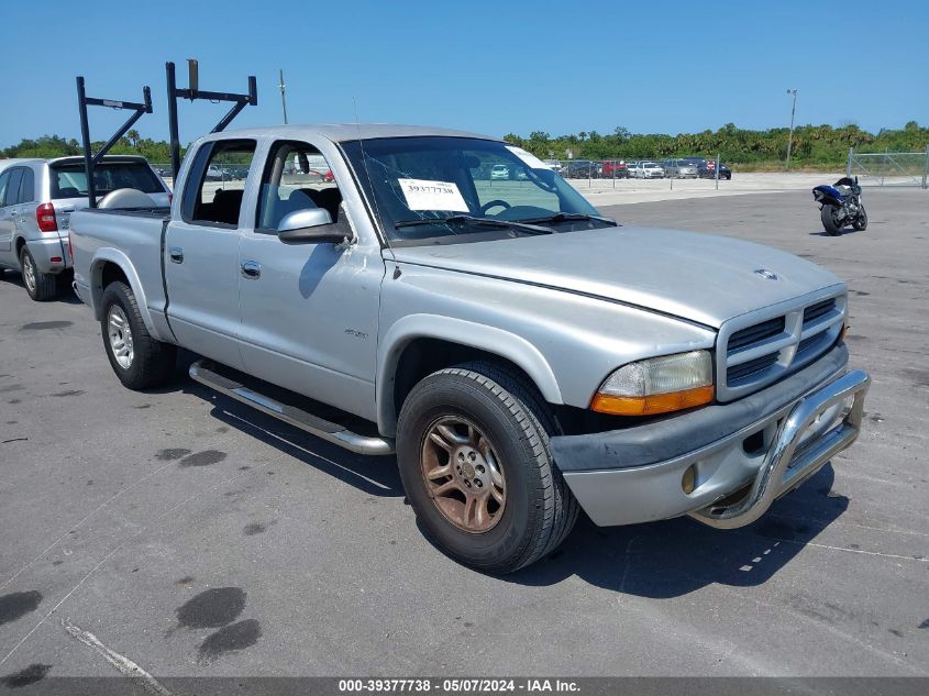 2002 Dodge Dakota Sport VIN: 1B7HL38X62S602471 Lot: 39377738