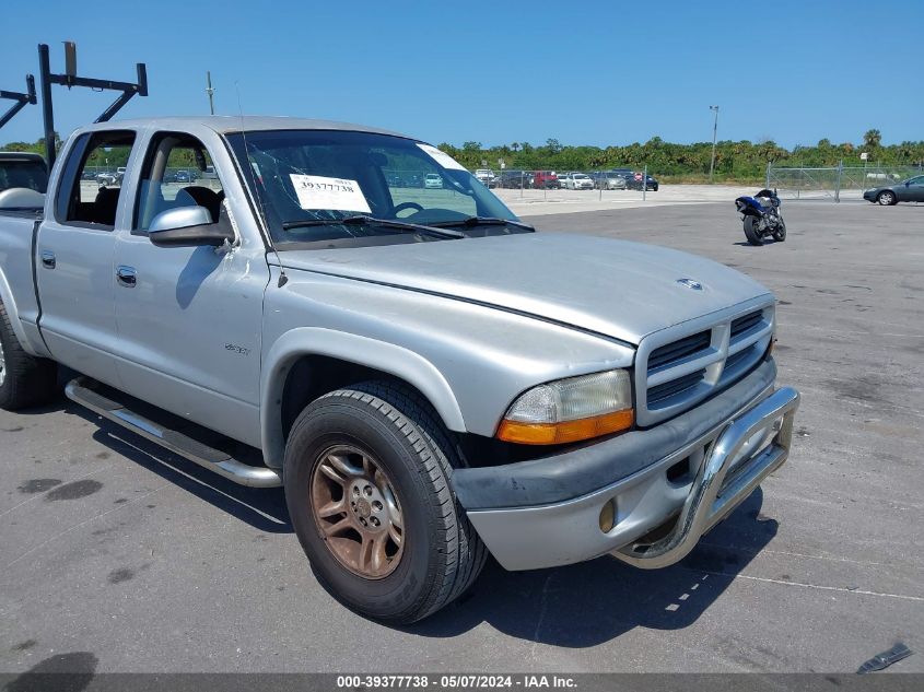 2002 Dodge Dakota Sport VIN: 1B7HL38X62S602471 Lot: 39377738