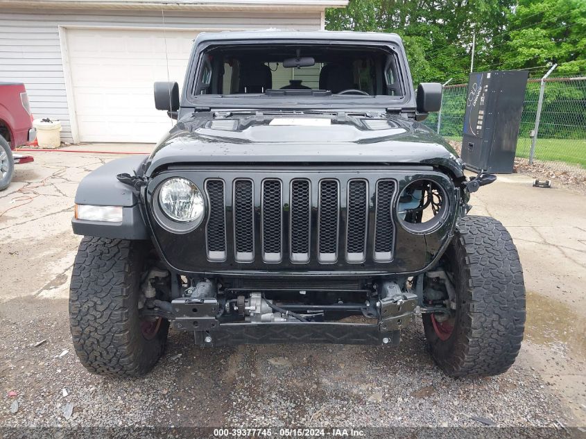 2021 Jeep Wrangler Unlimited Rubicon 4X4 VIN: 1C4HJXFN0MW623195 Lot: 39377745
