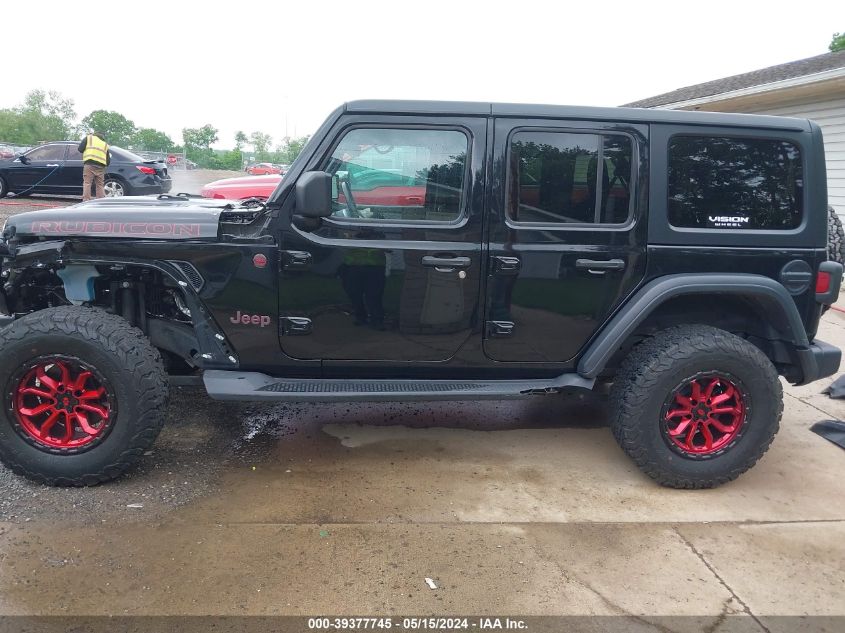 2021 Jeep Wrangler Unlimited Rubicon 4X4 VIN: 1C4HJXFN0MW623195 Lot: 39377745