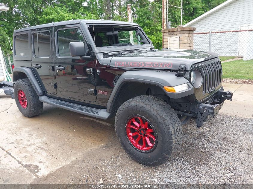 2021 Jeep Wrangler Unlimited Rubicon 4X4 VIN: 1C4HJXFN0MW623195 Lot: 39377745