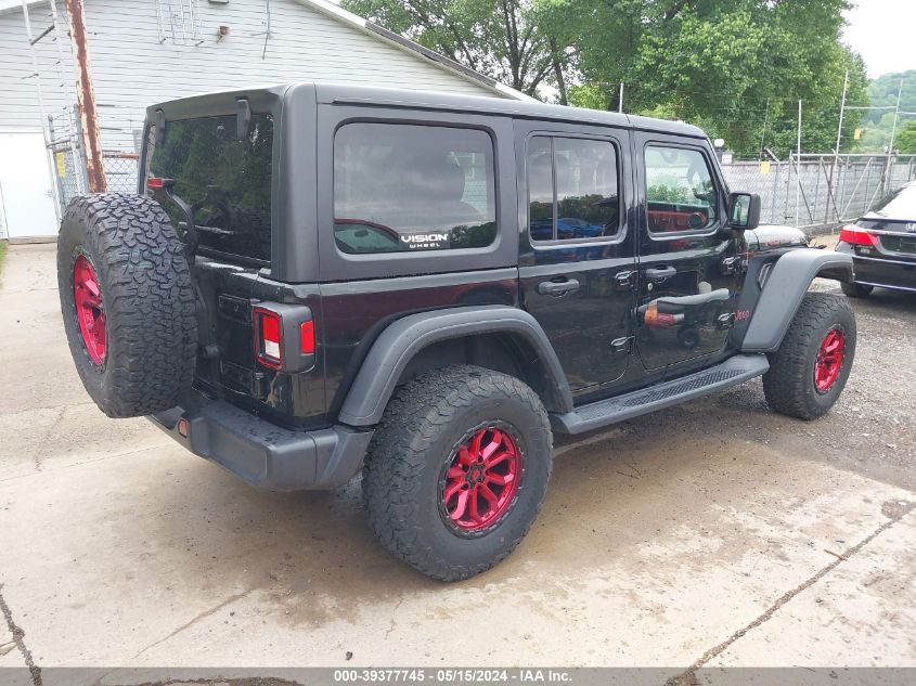 2021 Jeep Wrangler Unlimited Rubicon 4X4 VIN: 1C4HJXFN0MW623195 Lot: 39377745