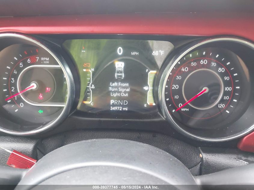 2021 Jeep Wrangler Unlimited Rubicon 4X4 VIN: 1C4HJXFN0MW623195 Lot: 39377745