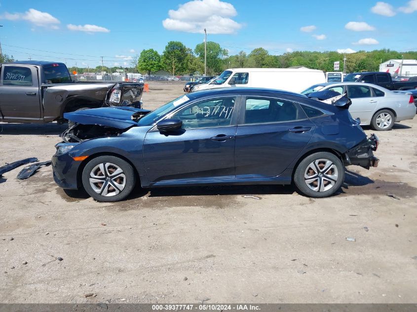 2017 Honda Civic Lx VIN: 19XFC2F51HE024519 Lot: 39377747