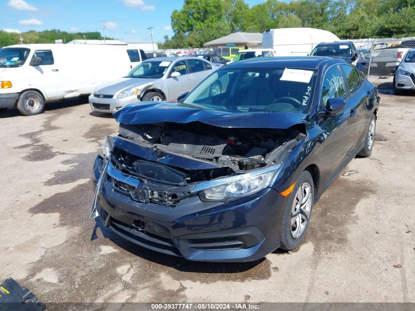 2017 Honda Civic Lx VIN: 19XFC2F51HE024519 Lot: 39377747