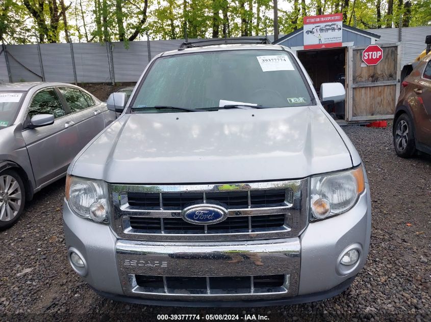 2012 Ford Escape Limited VIN: 1FMCU9EG1CKB39991 Lot: 39377774