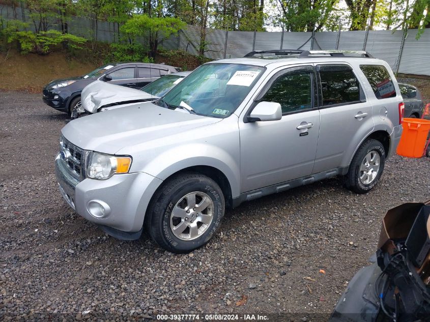 2012 Ford Escape Limited VIN: 1FMCU9EG1CKB39991 Lot: 39377774