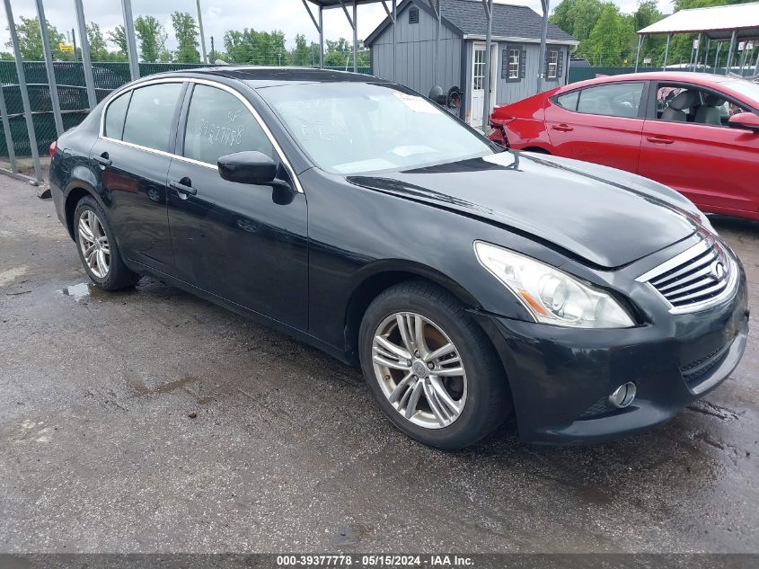 2012 Infiniti G37X VIN: JN1CV6AR2CM683141 Lot: 39377778