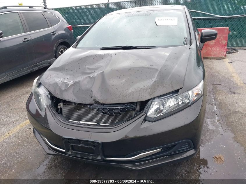 2014 Honda Civic Ex VIN: 2HGFB2F83EH531551 Lot: 39377783