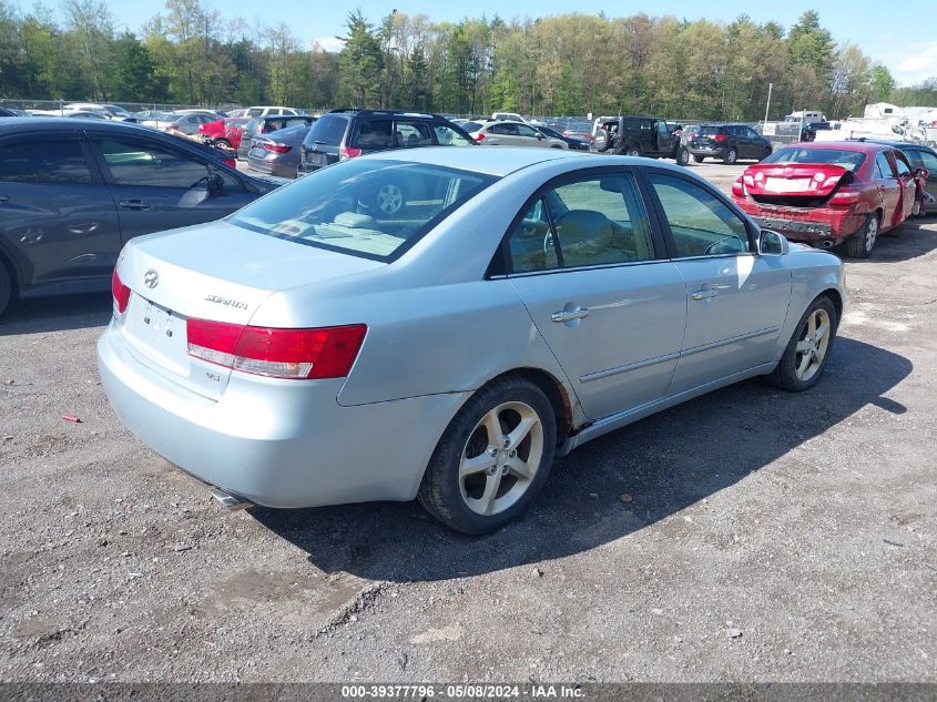 2007 Hyundai Sonata Limited/Se V6 VIN: 5NPEU46F67H177954 Lot: 39377796