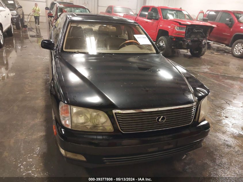 1999 Lexus Ls 400 VIN: JT8BH28F6X0163489 Lot: 39377808