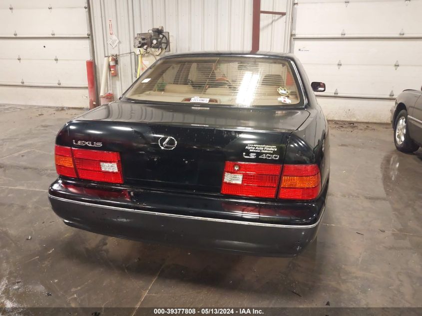 1999 Lexus Ls 400 VIN: JT8BH28F6X0163489 Lot: 39377808