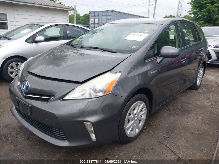 JTDZN3EU3E3304922 2014 Toyota Prius V Two