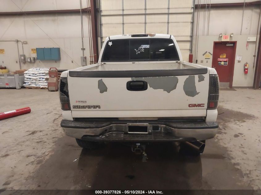 2006 GMC Sierra 2500Hd Sle2 VIN: 1GTHK23D86F214294 Lot: 39377826