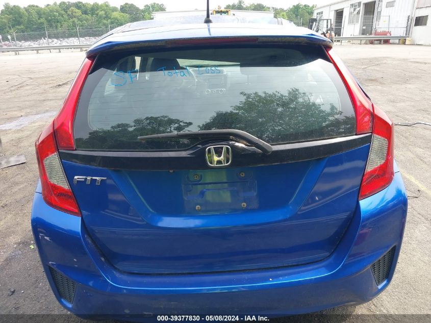 2015 Honda Fit Lx VIN: 3HGGK5G59FM726714 Lot: 39377830