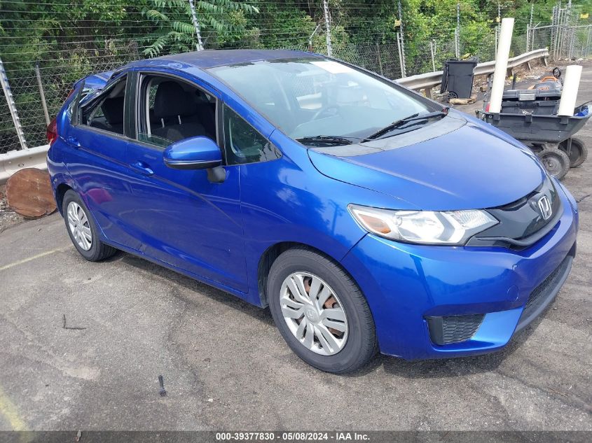 2015 Honda Fit Lx VIN: 3HGGK5G59FM726714 Lot: 39377830