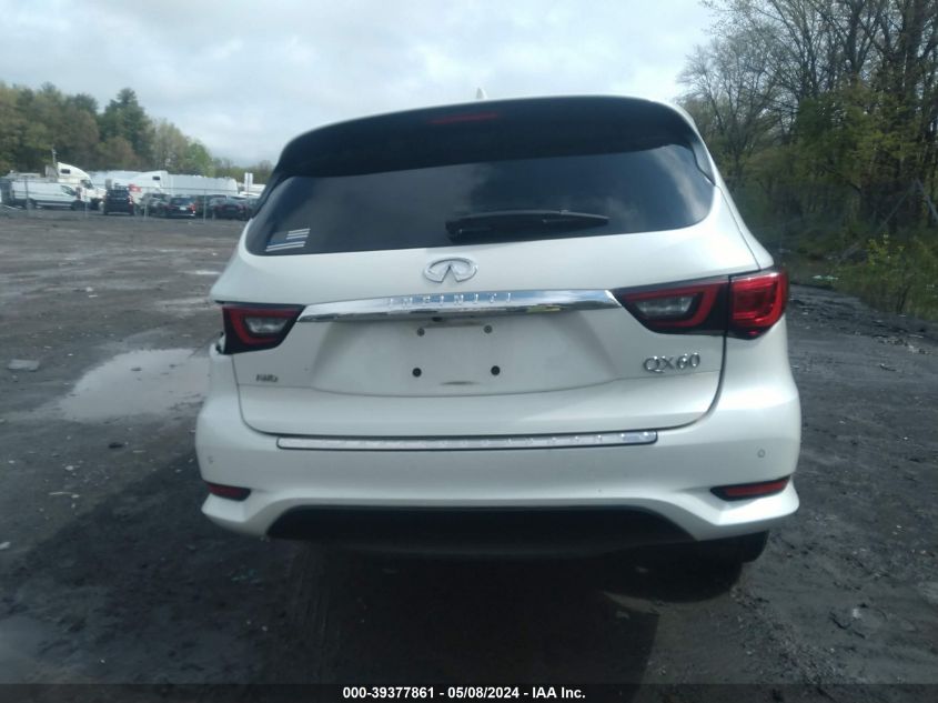 2019 Infiniti Qx60 Luxe VIN: 5N1DL0MM9KC522399 Lot: 39377861