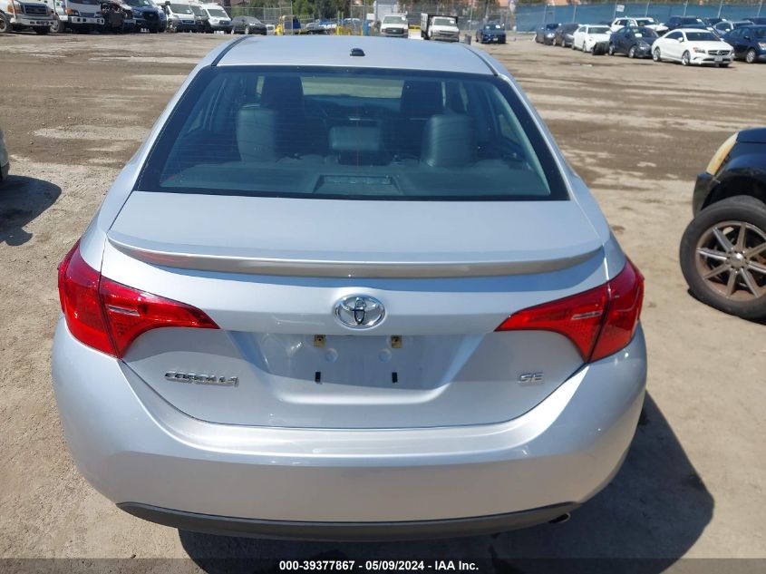 VIN 2T1BURHE9KC140252 2019 TOYOTA COROLLA SE