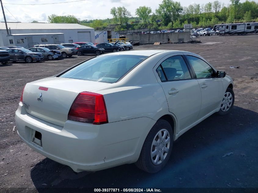 2007 Mitsubishi Galant Es/Se VIN: 4A3AB36FX7E044187 Lot: 39377871