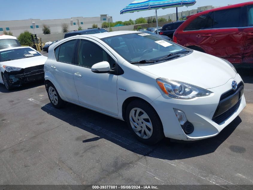 2015 Toyota Prius C Two VIN: JTDKDTB34F1578921 Lot: 39377881