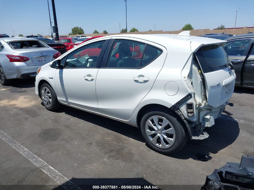 2015 Toyota Prius C Two VIN: JTDKDTB34F1578921 Lot: 39377881