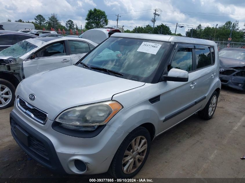 2012 Kia Soul + VIN: KNDJT2A64C7478184 Lot: 39377885