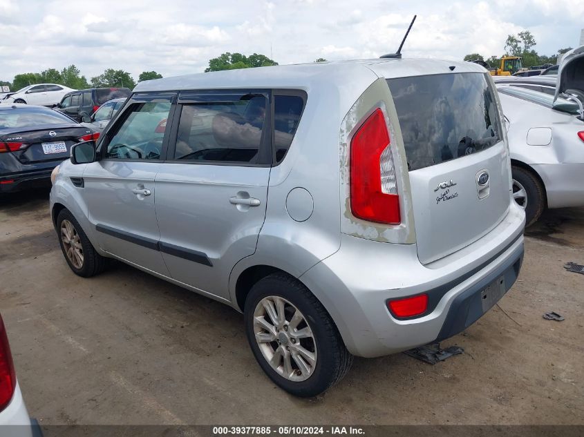 2012 Kia Soul + VIN: KNDJT2A64C7478184 Lot: 39377885