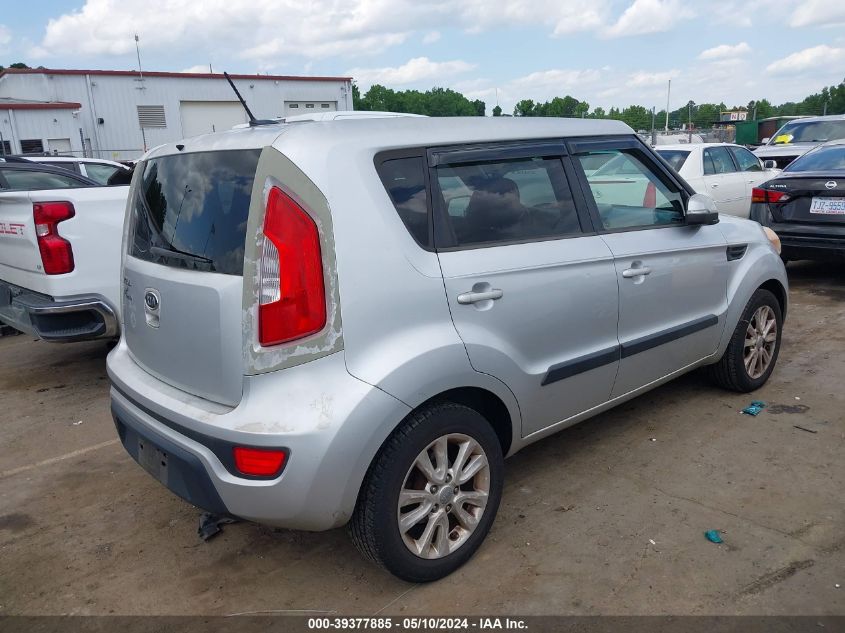 2012 Kia Soul + VIN: KNDJT2A64C7478184 Lot: 39377885